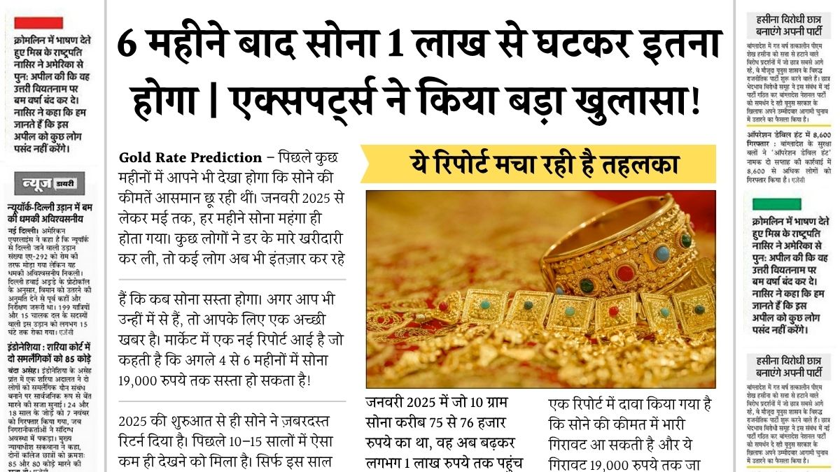Gold Rate Prediction